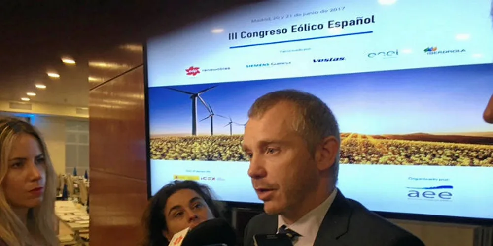 Spanish energy secretary Daniel Navia. Pic: Christopher Hopson/Recharge