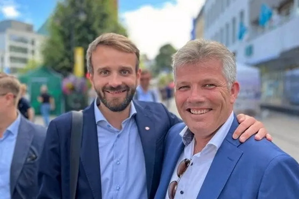 Næringsminister Jan Christian Vestre og fiskeri- og havminister Bjørnar Skjæran.