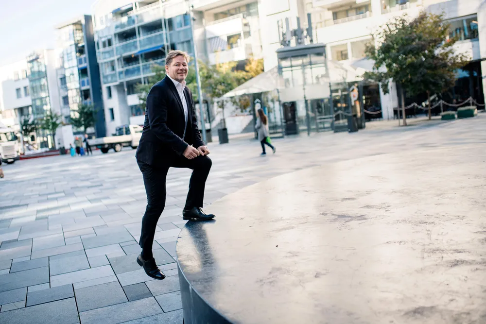 Lars Erik Moen, aksjesjef i Danske Invest Norden, har valgt høy eksponering mot finanssektoren.