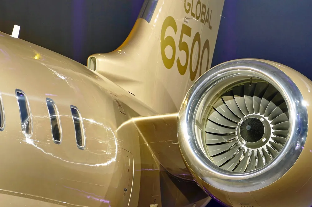 Rolls Royce's original Pearl 15 engine.