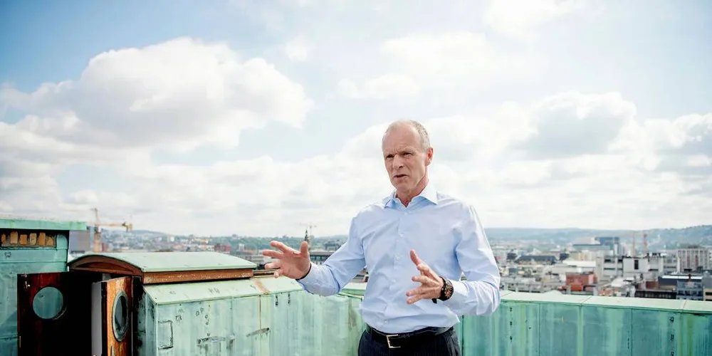 SIKKERHET: Sturla Henriksen rederiforbundets leder på sikkerhetskonferanse.