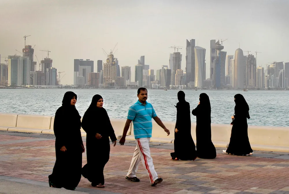 Downtown Doha: Qatar is one of the world's leading gas producers