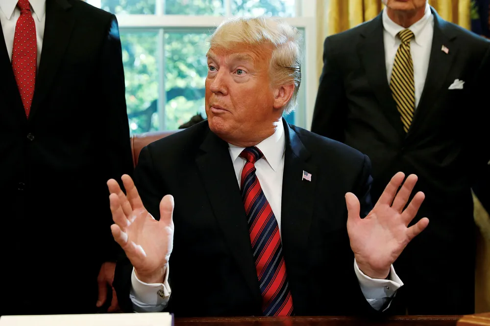 USAs president Donald Trump sier drapet på journalisten Jamal Khashoggi ikke får noen konsekvenser for USAs forhold til Saudi-Arabia.