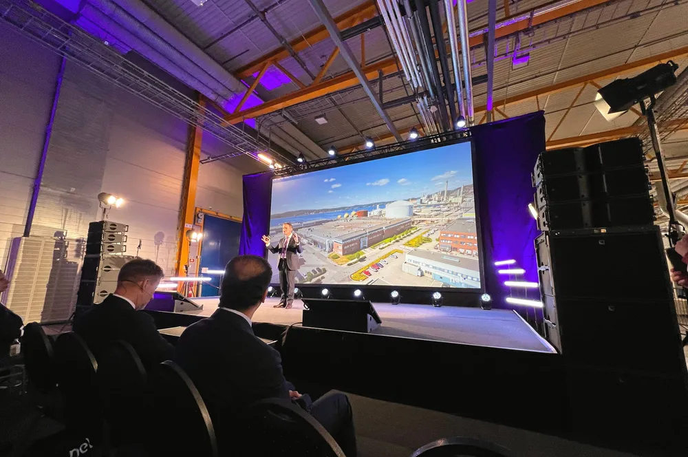 I 2022 åpnet Nel sitt nye hydrogen-anlegg på Herøya.
