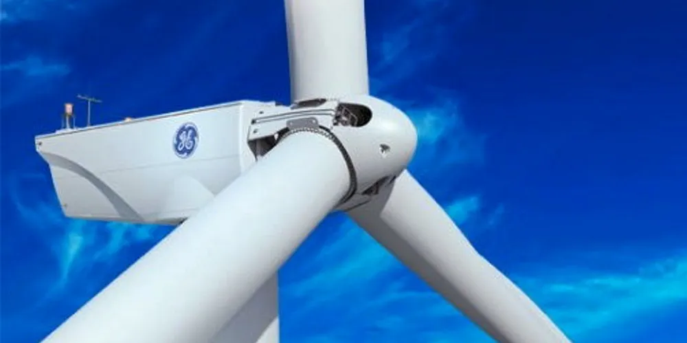 A GE wind turbine.