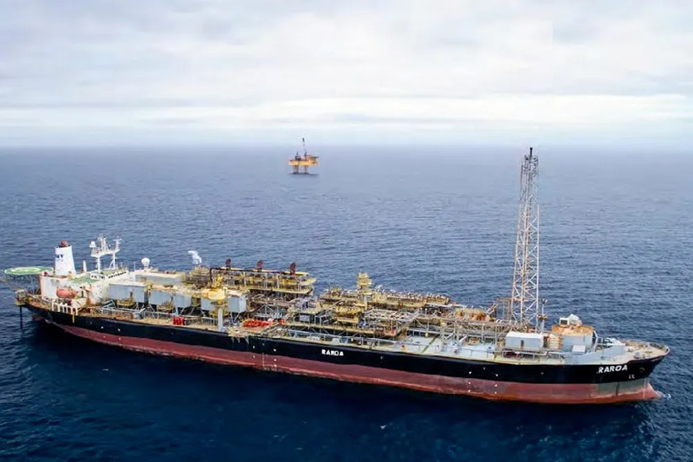 FPSO Raroa: on location at the Maari field