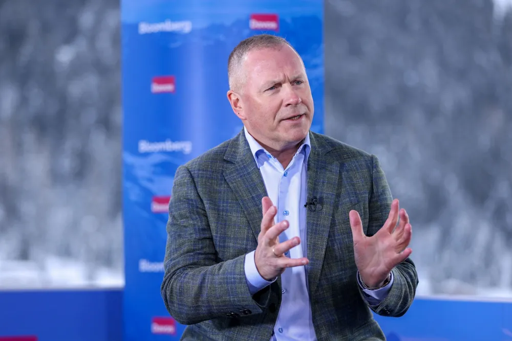 Nicolai Tangen er i Davos i Sveits denne uken for å delta på årets World Economic Forum.