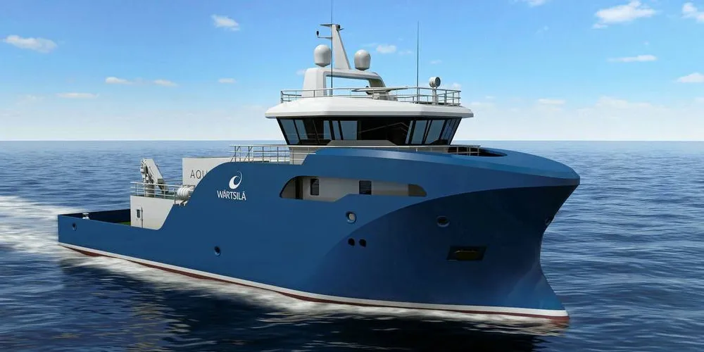 Båten skal prosessere slammet om bord.Foto: Wartsila Ships Design