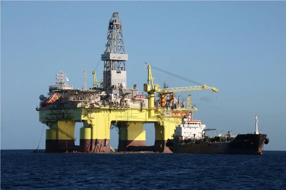 In demand: the semi-submersible drilling rig COSLPromoter
