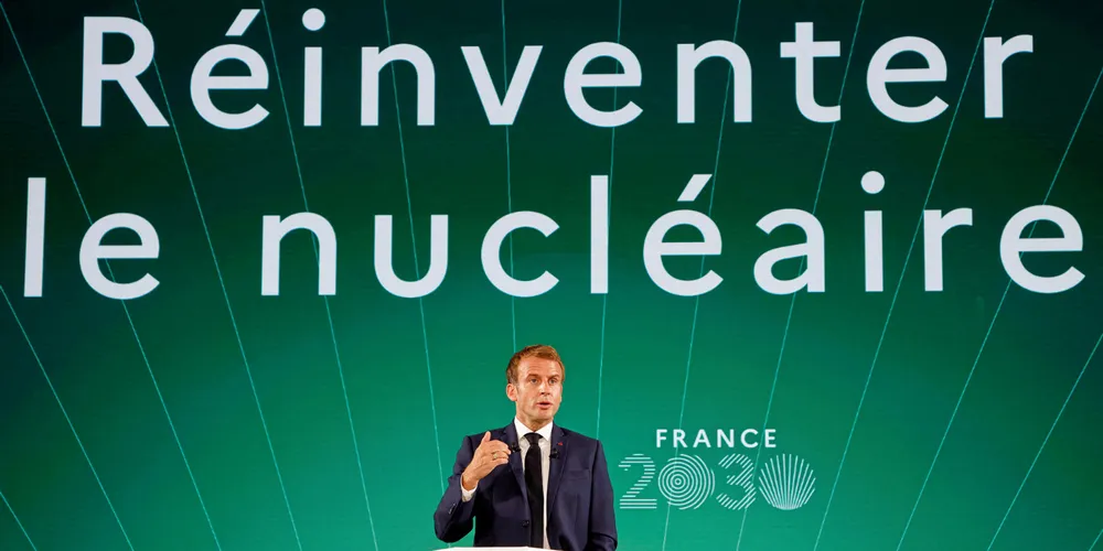President Emmanuel Macron has spoken out strongly for nuclear rather than offshore wind.