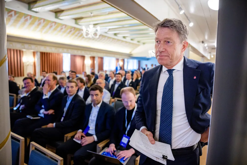 Olje- og energiminister Terje Aasland får mer havvindkritikk fra opposisjonen.