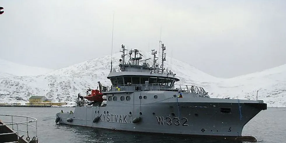 KV Heimdal. Arkivfoto: Kystvakten.