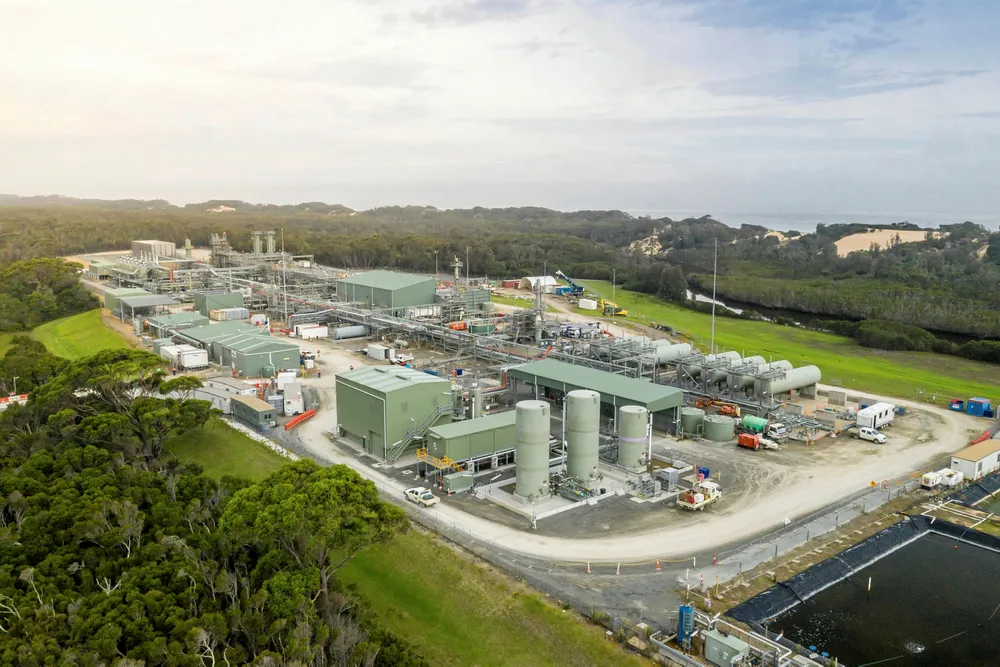 Stalled start-up: the Orbost gas plant in Victoria will handle the Sole gas but it yet to pass its final production test