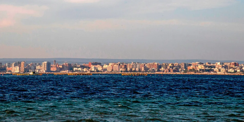 City of Taranto off which Italy's first offshore wind farm is being built