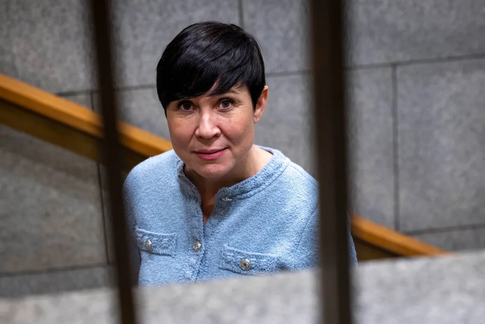 Utenriks- og forsvarskomiteens leder Ine Eriksen Søreide (H) er glad for at Arbeiderpartiet nå sikrer forsvarsindustrien tilgang på strøm, etter at de først ville stemme nei.