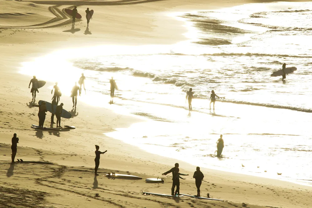 Not near my beach: Surfers for Climate want no exploration offshore Sydney.