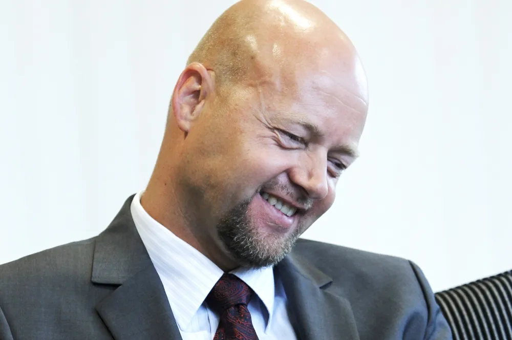 All smiles: the oil fund's manager Yngve Slyngstad