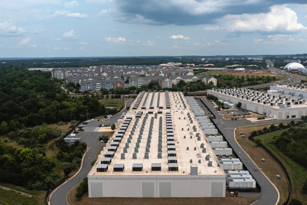An Amazon Web Services data center in Ashburn, Virginia.