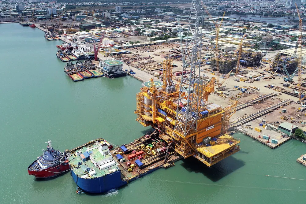 Contender: PTSC Mechanical & Construction’s offshore yard in Vung Tau, Vietnam.