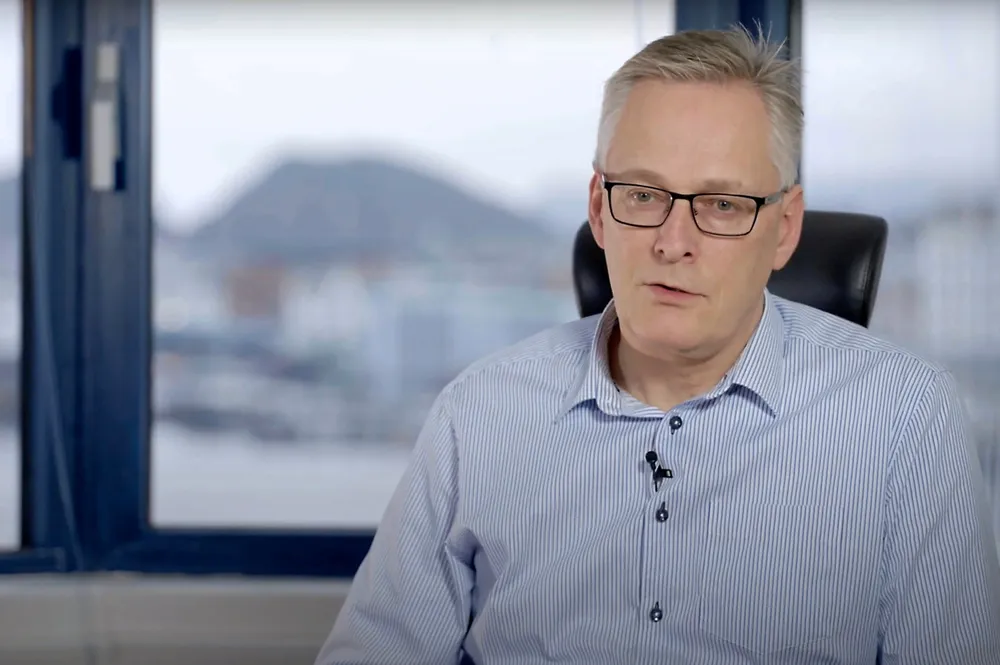 Hans Ove Holmøy, adm. dir. i Skipsteknisk AS.