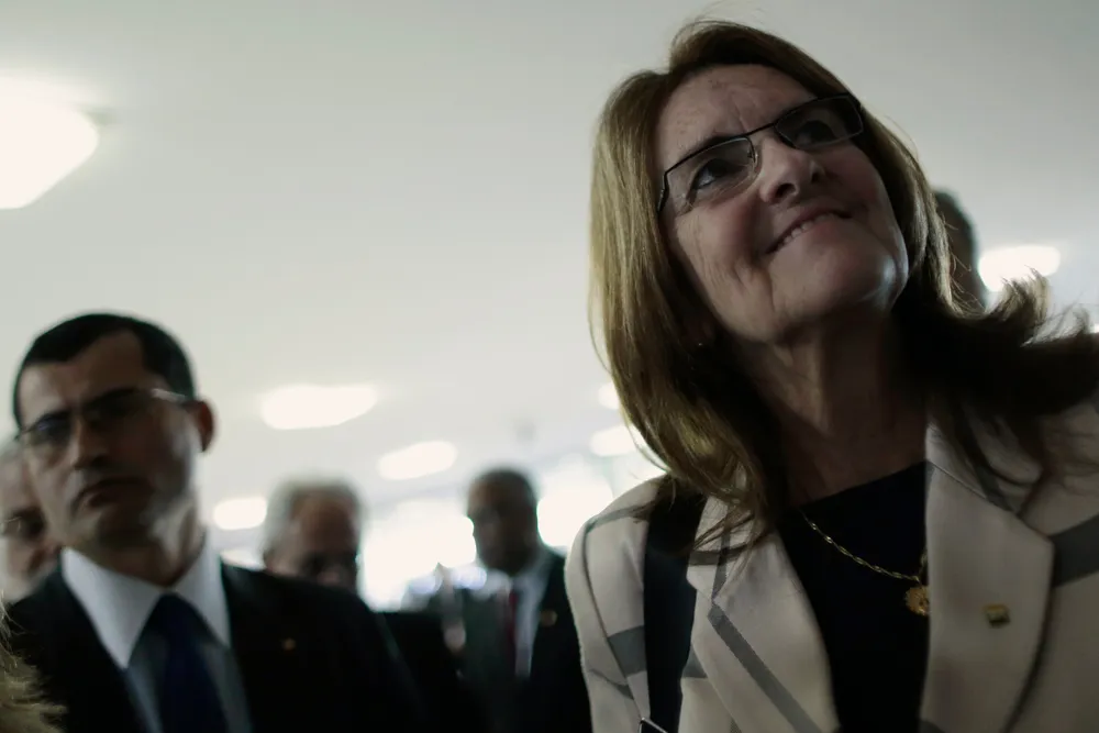 Looking up: Petrobras chief executive Maria das Gracas Foster