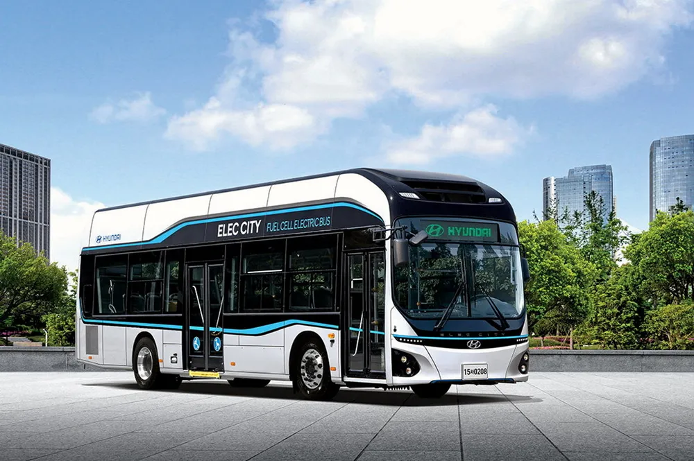 Hyundai's Elec City FCEV fuel-cell bus.