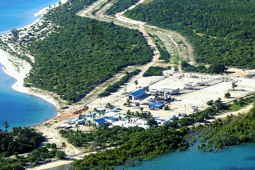 Key asset: the Mnazi Bay gas field in southern Tanzania