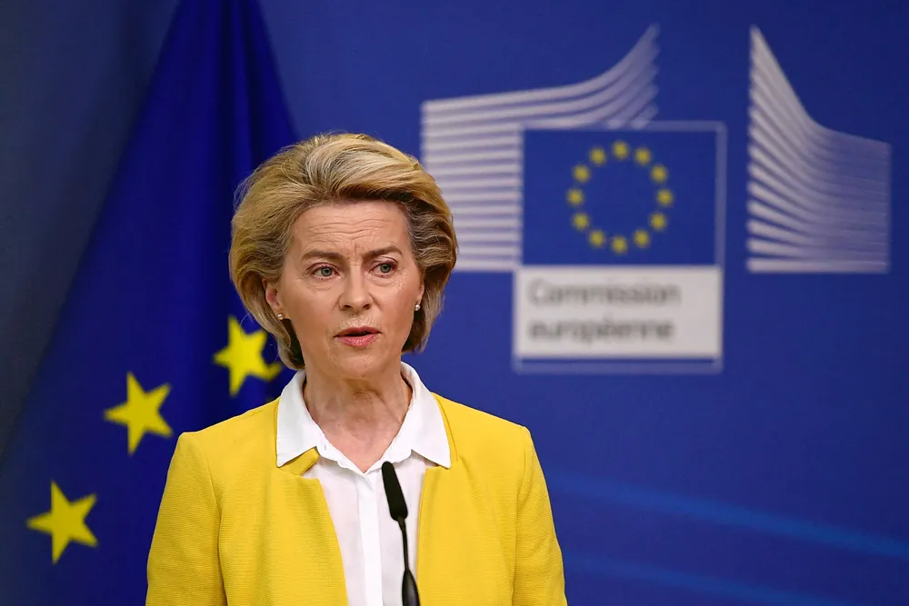 European Commission President Ursula von der Leyen.