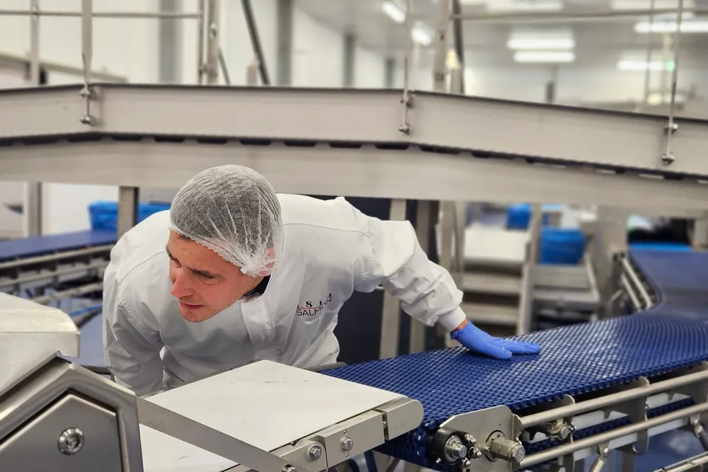 Seeking more capacity: Tommy Pettersen is general manager of 1814 Salmon, the processing facility in Eidsvoll, Norway, owned by Kvaroy Fiskeoppdrett and Fram Seafood.