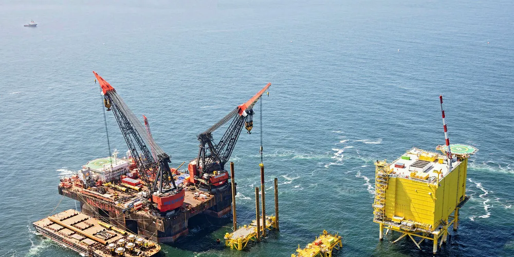 Overdick has worked on a number of North Sea substation installations.