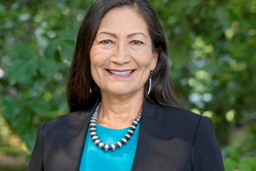 Deb. US Interior Secretary Deb Haaland.