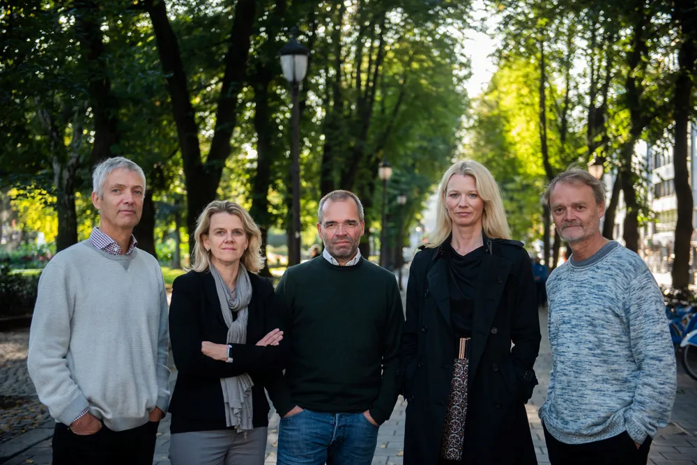 DN har spurt det gamle rentepanelet med (fra venstre) Steinar Holden, Hilde Bjørnland, Ragnar Torvik, Kari Due-Andresen og Knut Røed om forventningene før Norges Banks rentebeslutning på torsdag.