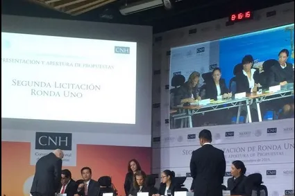 Round 1: Company representatives line up for bid validation Wednesday morning