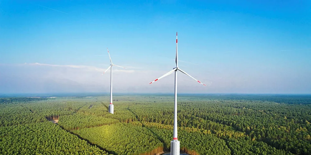 GE wind turbines in Germany, where 2.3GW was added onshore in the first half