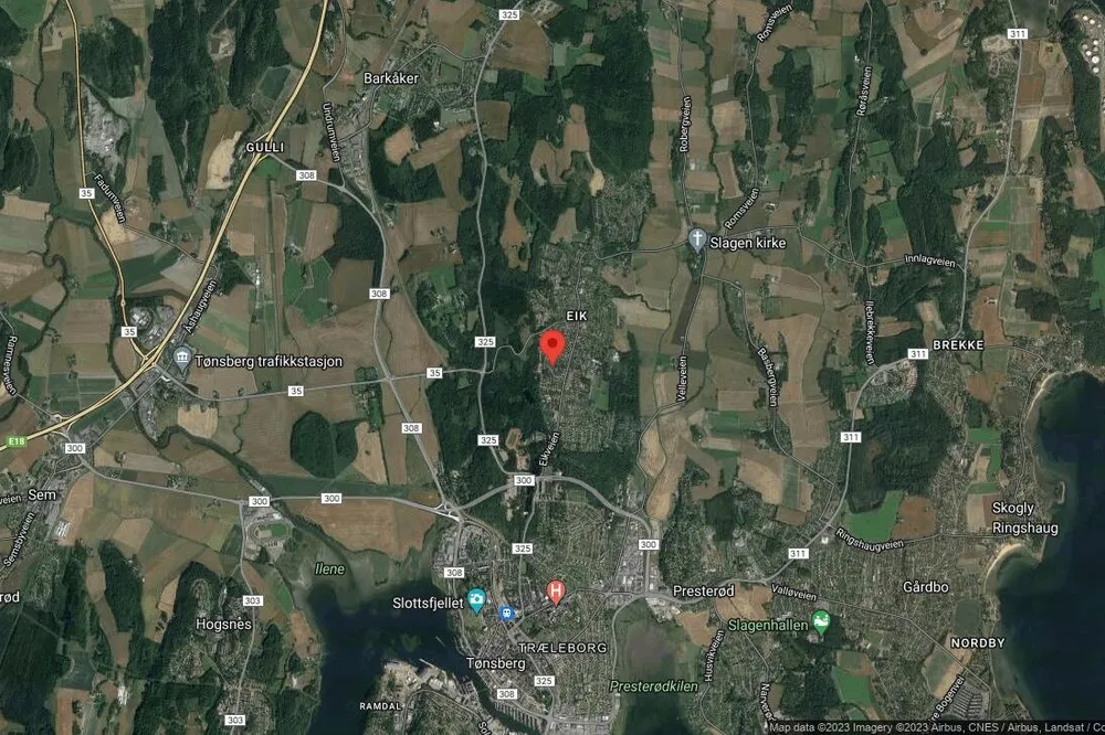 Området rundt Bårds vei 7G, Tønsberg, Telemark og Vestfold