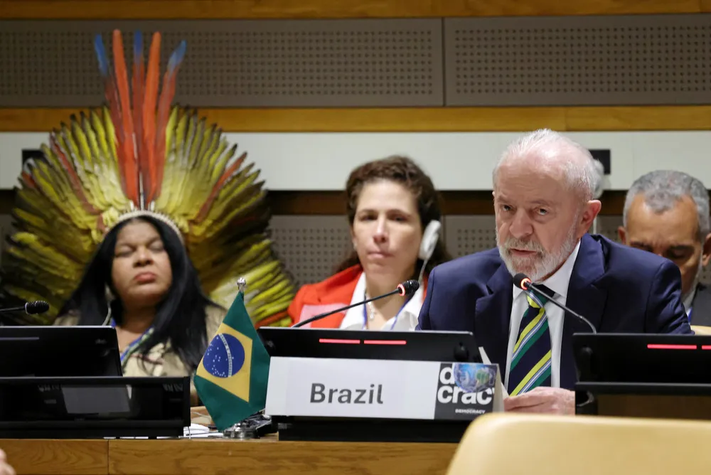 Brazilian President Luiz Inácio ‘Lula’ da Silva (l).