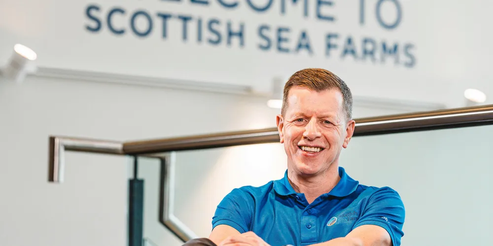 Scottish Sea Farms CEO Jim Gallagher.