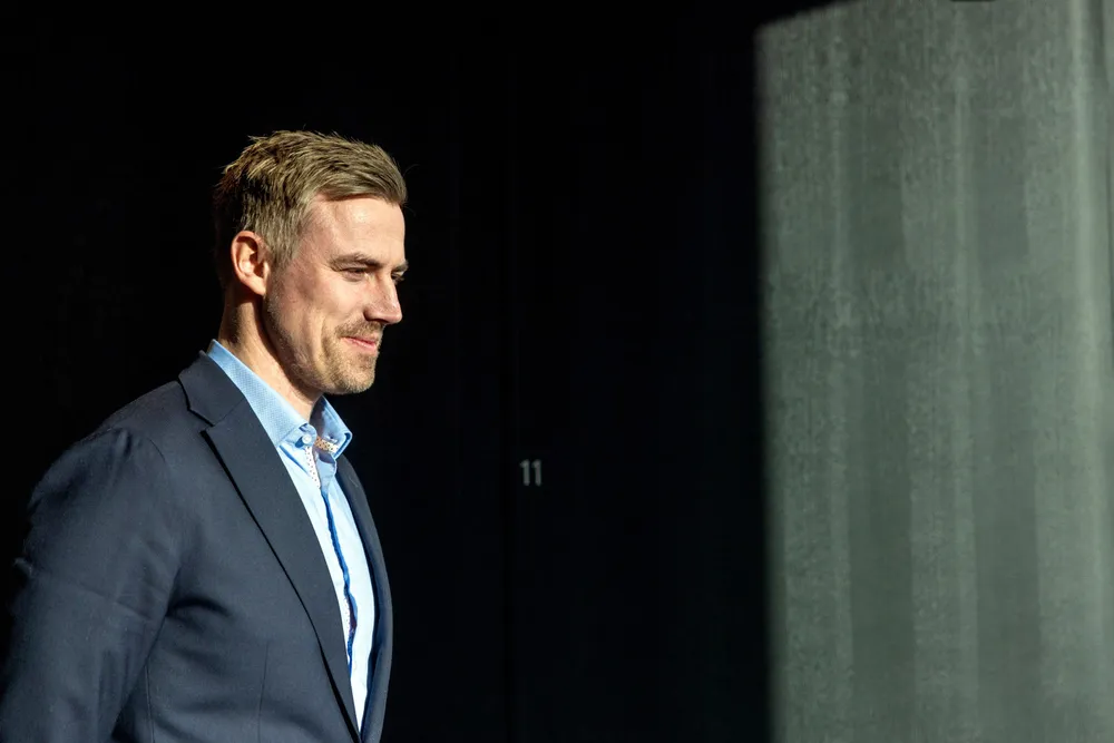 – Vi kan fasilitere ti milliarder i lån og ha et veldig lite egenkapitalkrav, sier Kameos gründer og toppsjef, Sebastian Harung.