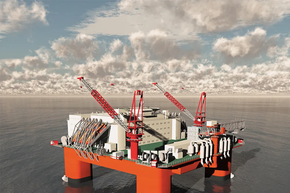Safe Boreas: When completed, the rig will be able to accommodate 450 people.