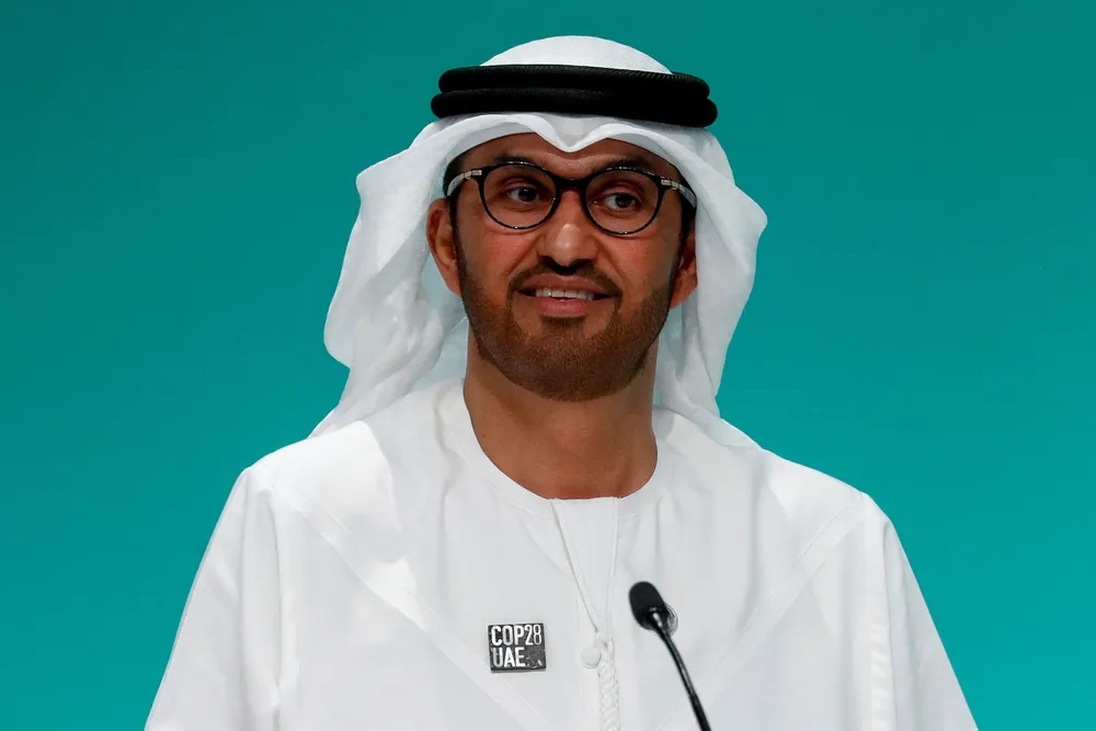 Sultan Ahmed Al Jaber, the group chief executive of Adnoc.