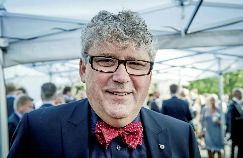 Reporting quarterly profit: Okea chief executive Erik Haugane