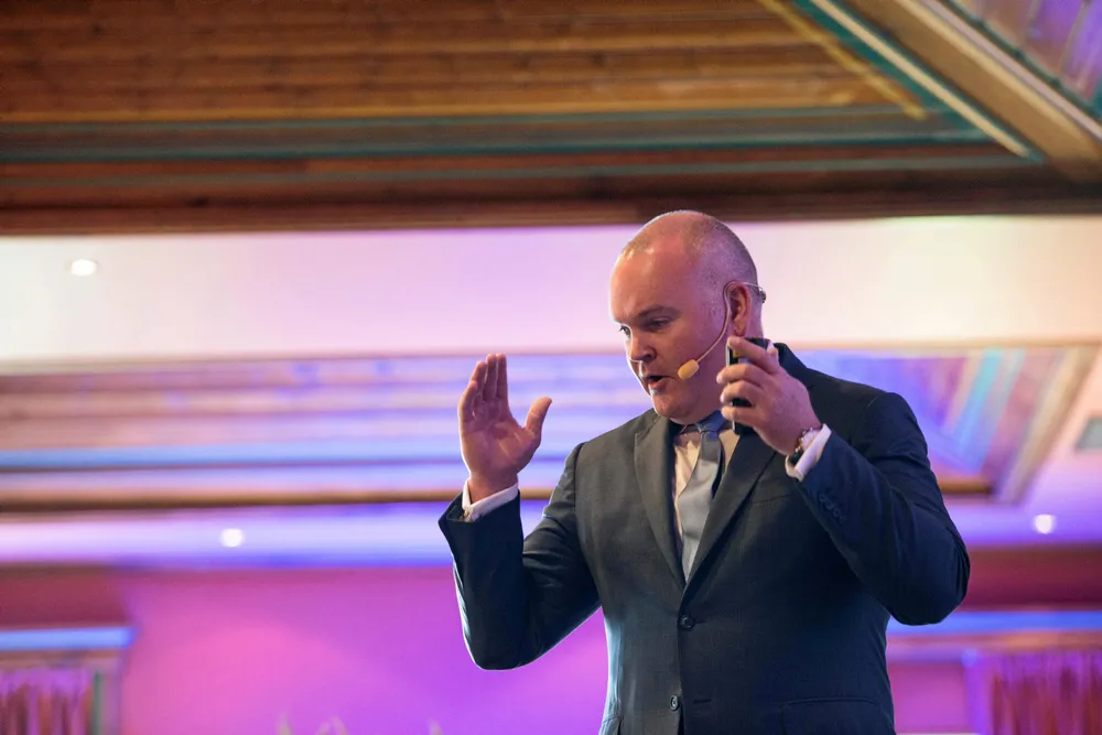 Robust outlook: Transocean chief executive Jeremy Thigpen.