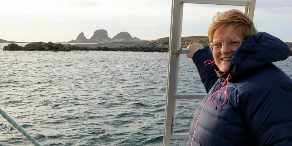 Venstre-leder Trine Skei Grande sier nei til oljeutredning utenfor Røst i Lofoten. Foto: Jørn Mikael Hagen