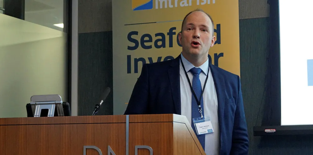 Høgni Dahl Jakobsen, CFO of Faroe Islands-based salmon farmer Bakkafrost.