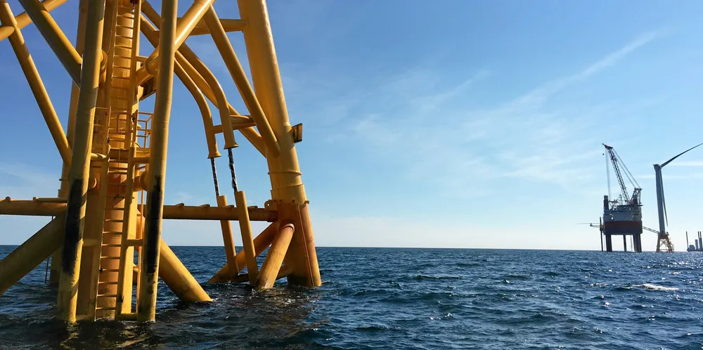Block Island, the first US offshore wind farm.