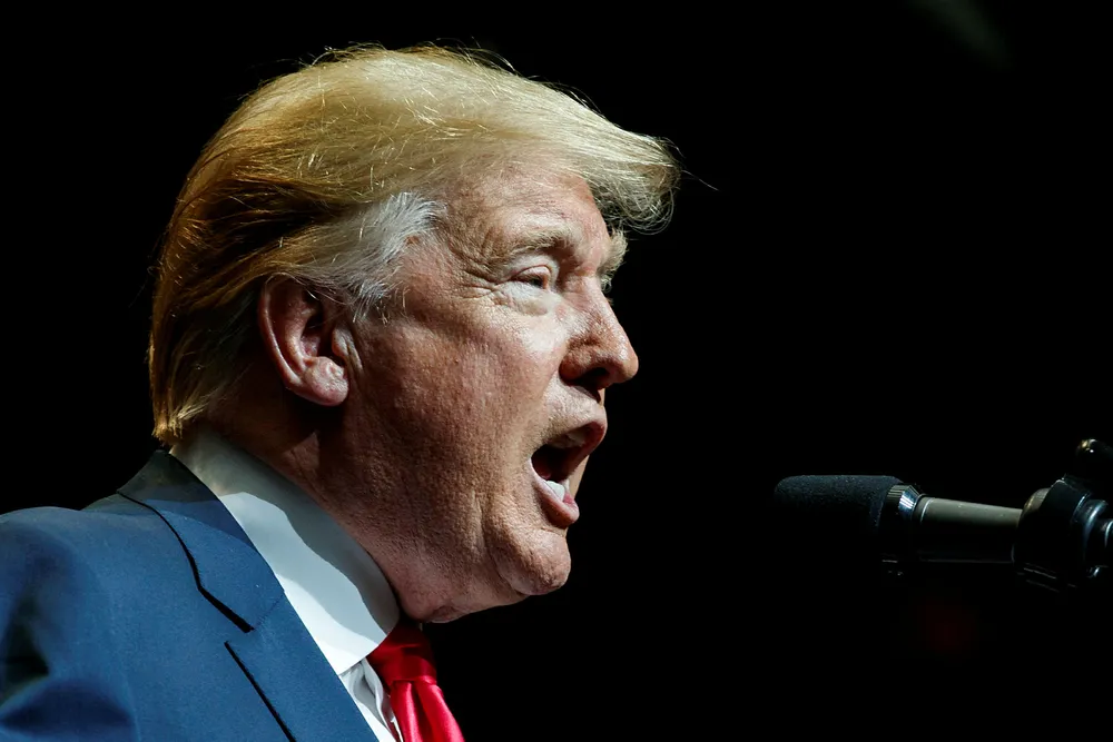 USAs president Donald Trump har flere ganger ytret skepsis mot menneskeskapt global oppvarming. I fjor foreslo han at NASA skulle kutte fem ulike klimaprogrammer. Foto: Carolyn Kaster / AP / NTB scanpix