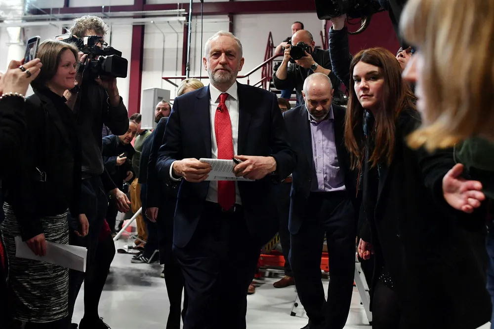 Labour-leder Jeremy Corbyn vil ha en ny tollunion med EU, men det er uklart hva han egentlig mener med det. Foto: Ben Stansall/AFP/NTB Scanpix