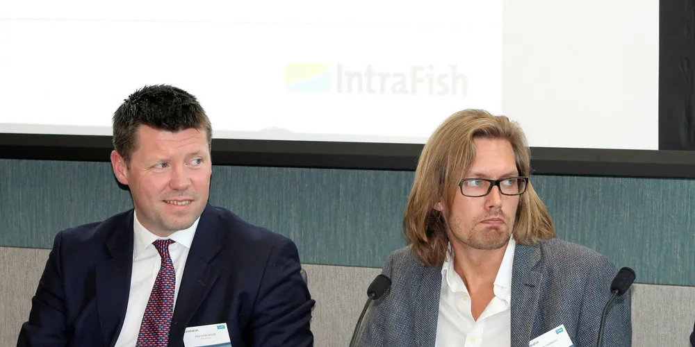 Per Even Hauge, DNB and Steven Chambers, Anavol at the IntraFish London Investor Forum 2017.