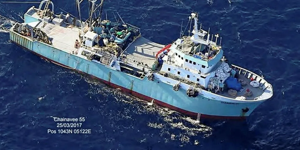 One of the vessels involved in Thai IUU