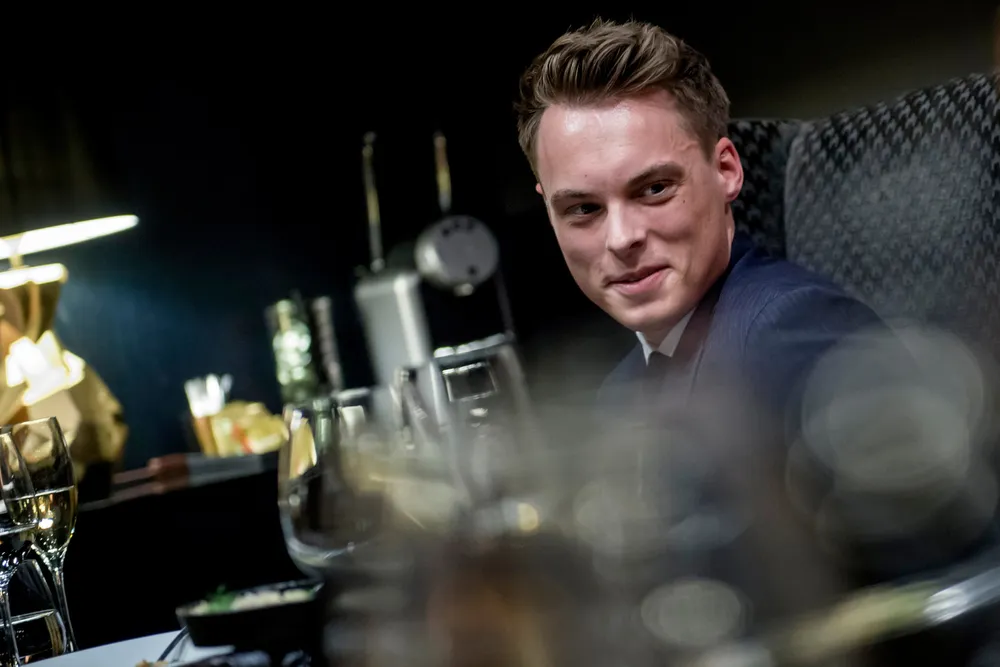 Salmar-arving Gustav Magnar Witzøe. Bildet fra en tidligere anledning.